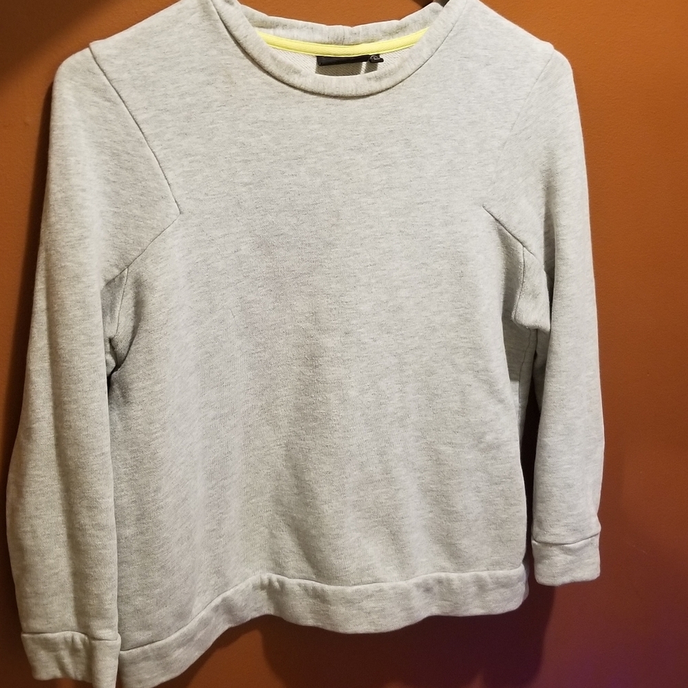 KATE SPADE SATURDAY Heather Gray Sweatshirt sz S